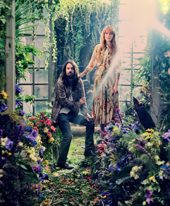 PORTER Magazine Alessandro Michele and Florence Welch Patricia